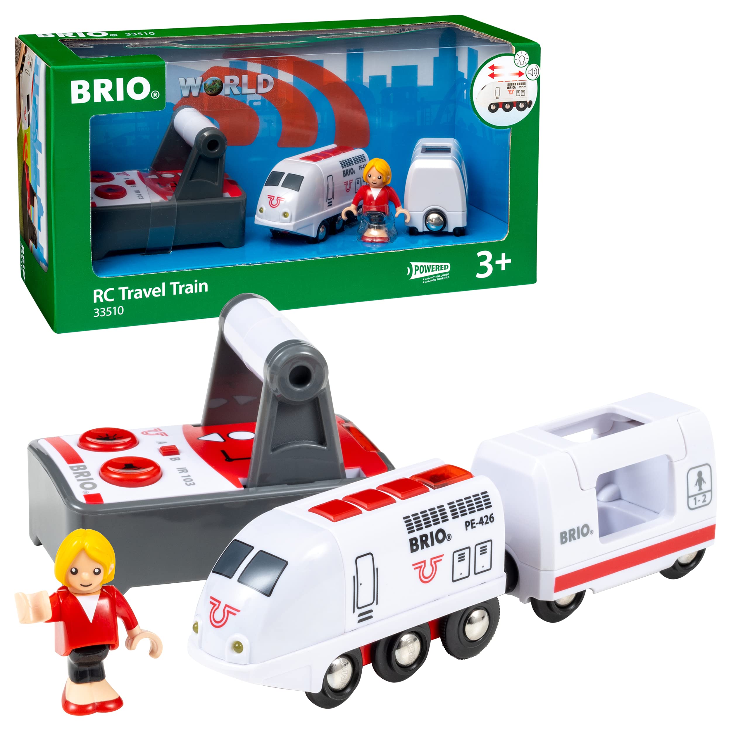 Brio World - 33505 Travel Train | 5 Piece Train Toy For Kids Ages 3 And Up