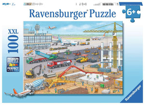 Ravensburger 10624: Construction at the Airport (100 Piece Puzzle)