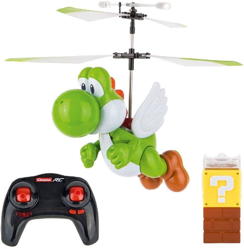 Carrera Remote Control Super Mario Flying Yoshi Helicopter Drone