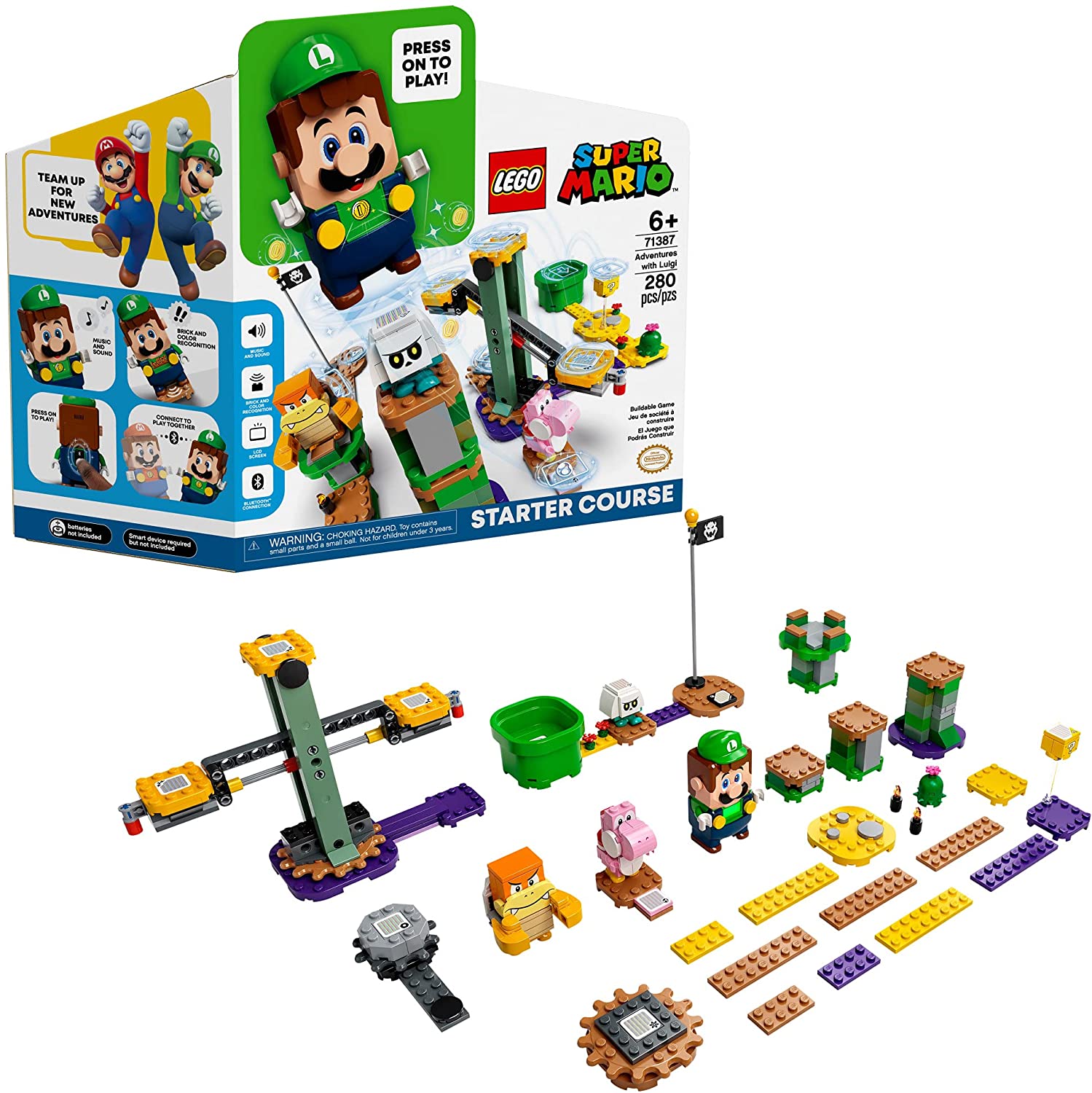 LEGO Super Mario Frog Mario Power-Up Pack 71392 Building Toy for Creative  Kids (11 Pieces) 