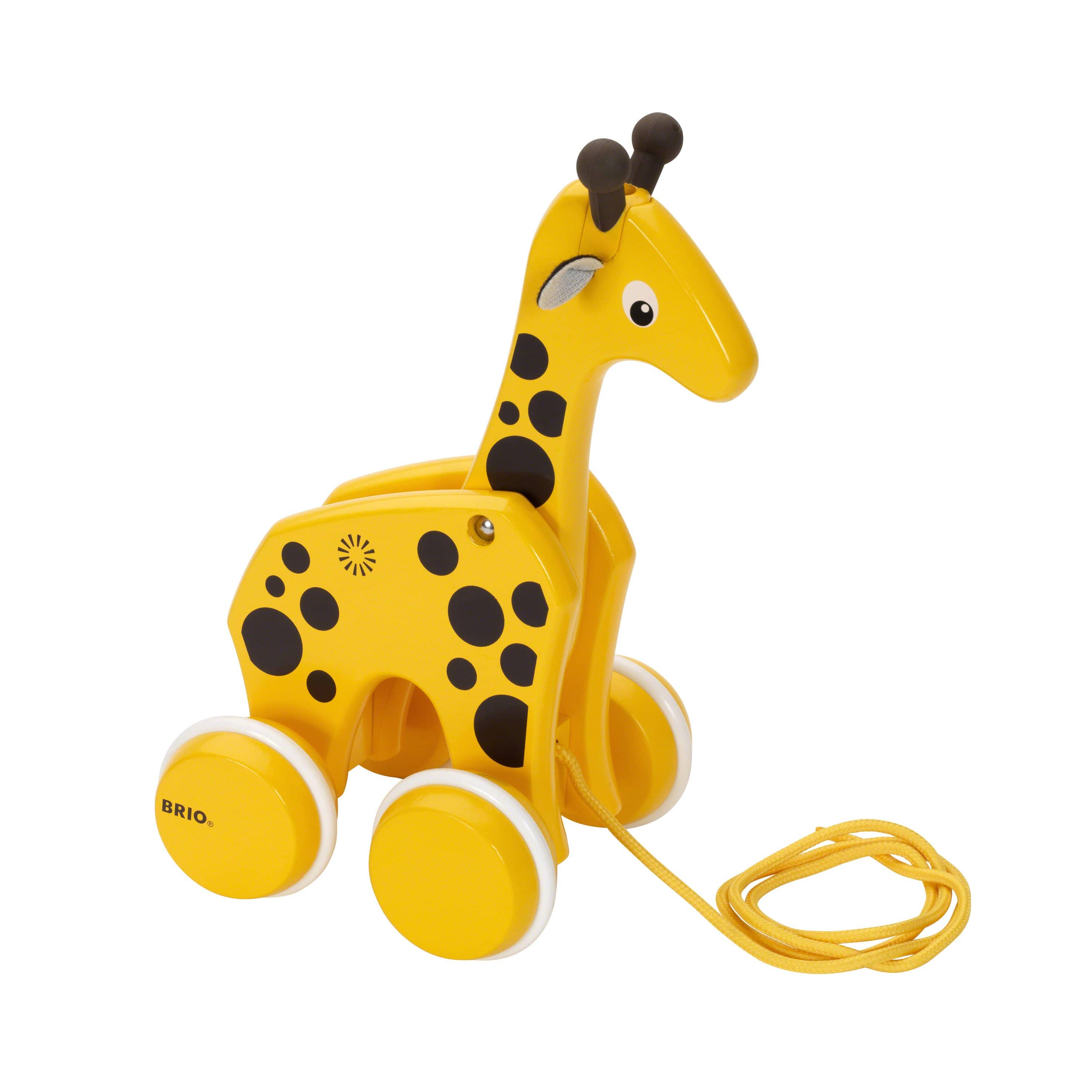 On-the-Go Giraffe Wooden Pull Toy