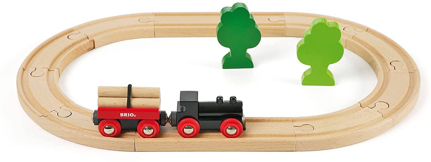 Brio World 33042 Little Forest Train Set 18 Piece Train Toy