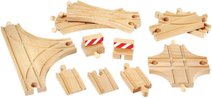 Brio World - 33307 Advanced Expansion Pack | 11 Piece Set Of Wooden Train Tracks For Kids Ages 3 And Up-Kidding Around NYC