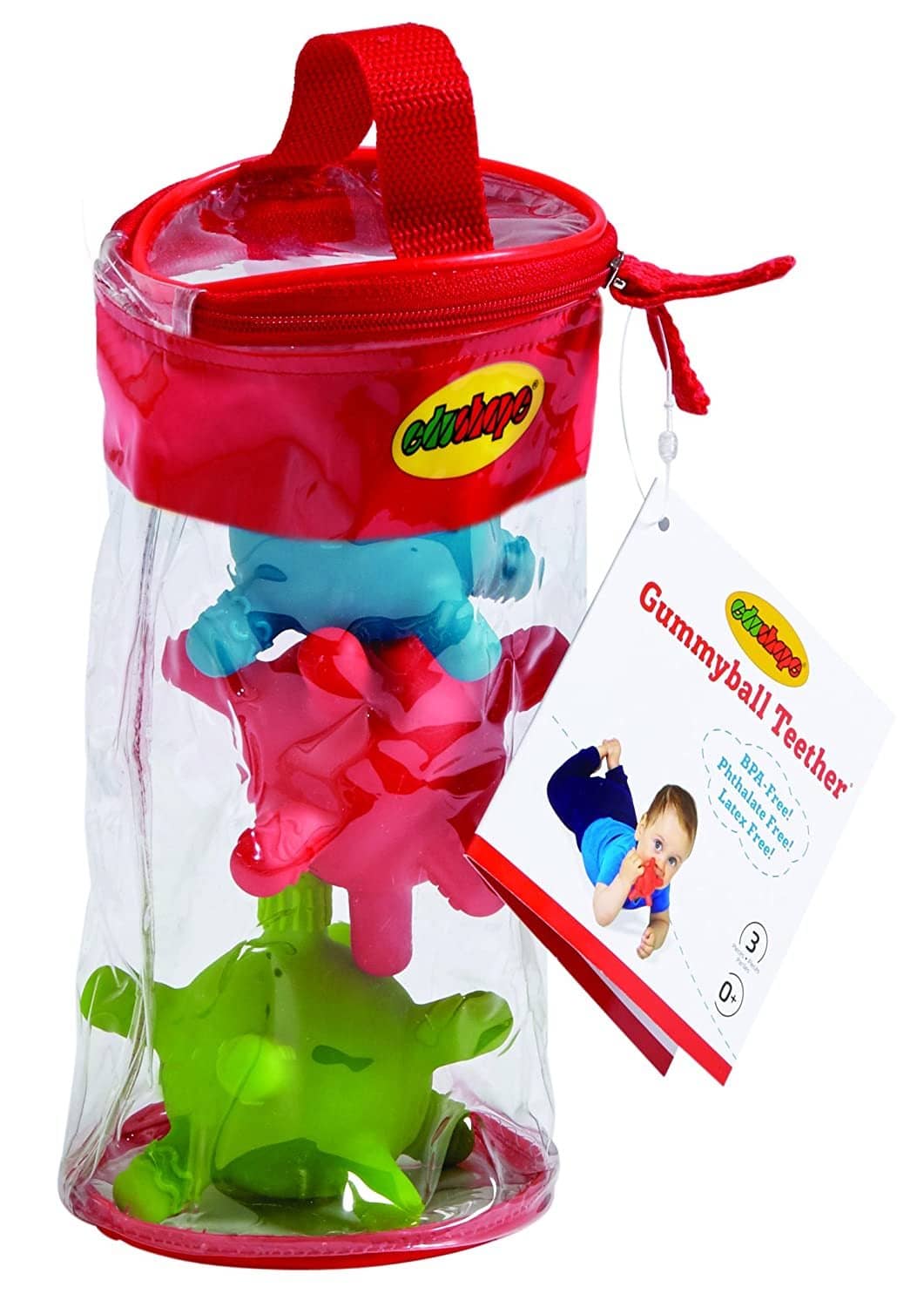 Gummyball Teethers 3Pc – Kidding Around NYC - Main Image
