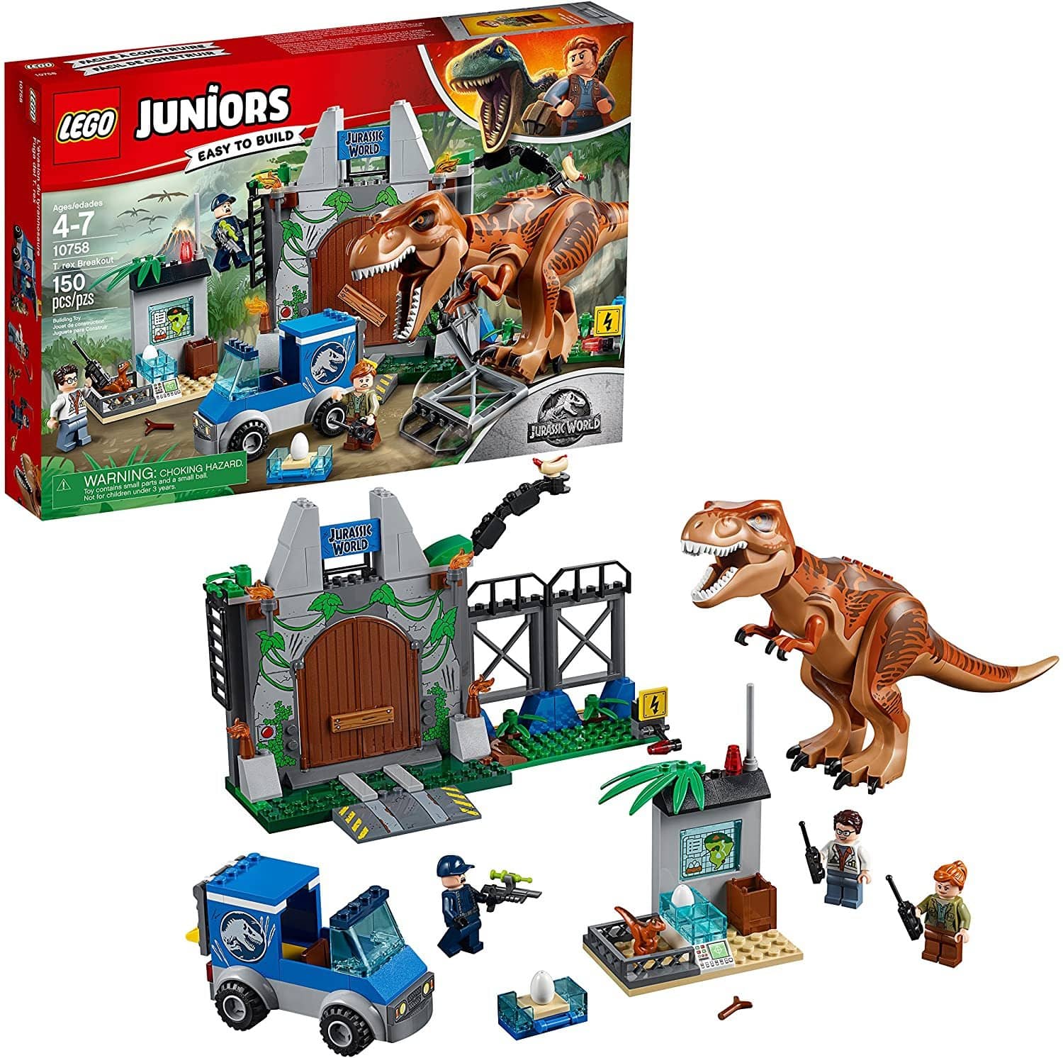 Tyrannosaurus Rex Lego Jr Jurassic World LEGO 10758: Juniors
