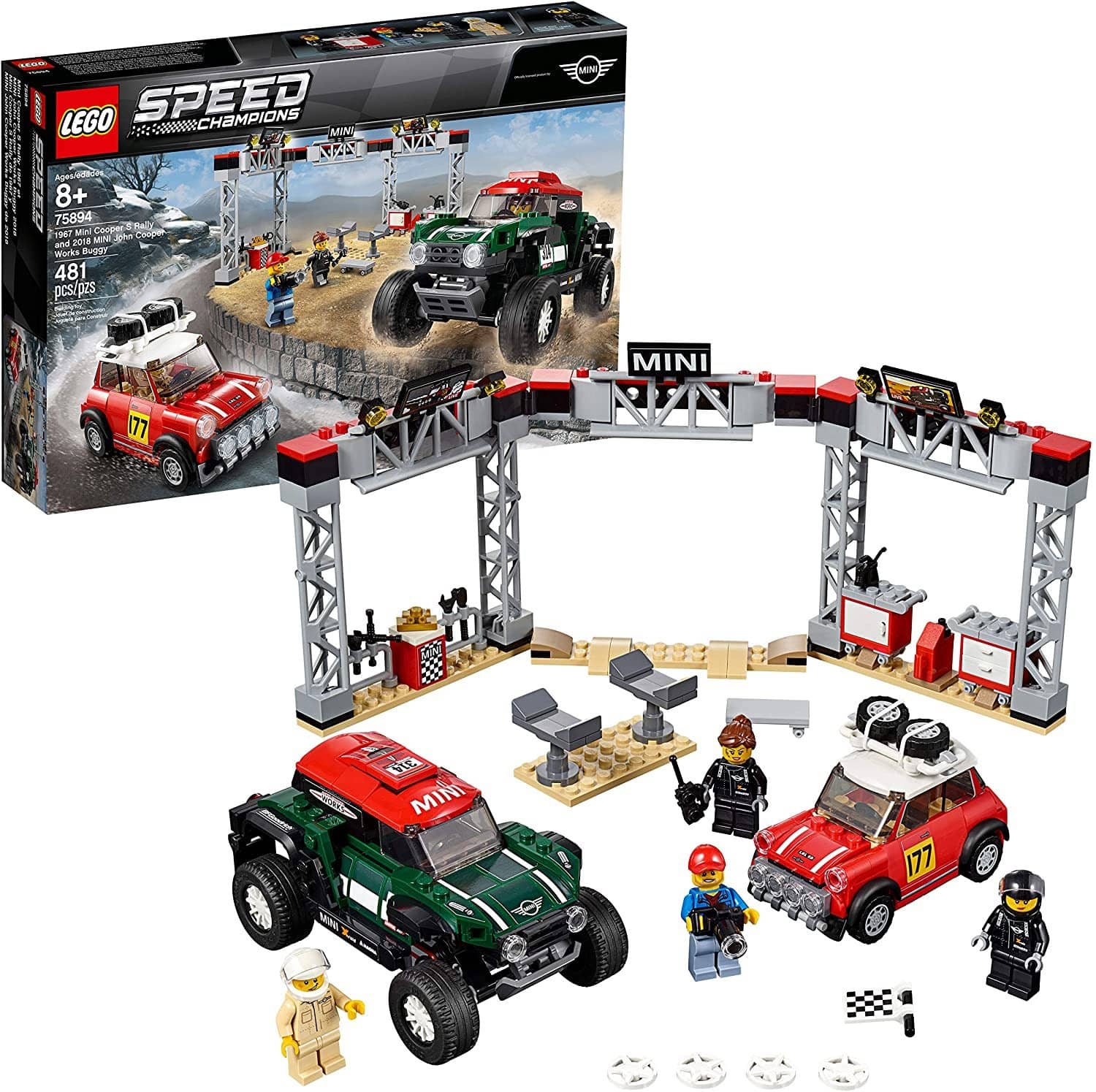 LEGO 75894: Speed Champions: 1967 Mini Cooper S Rally and 2018