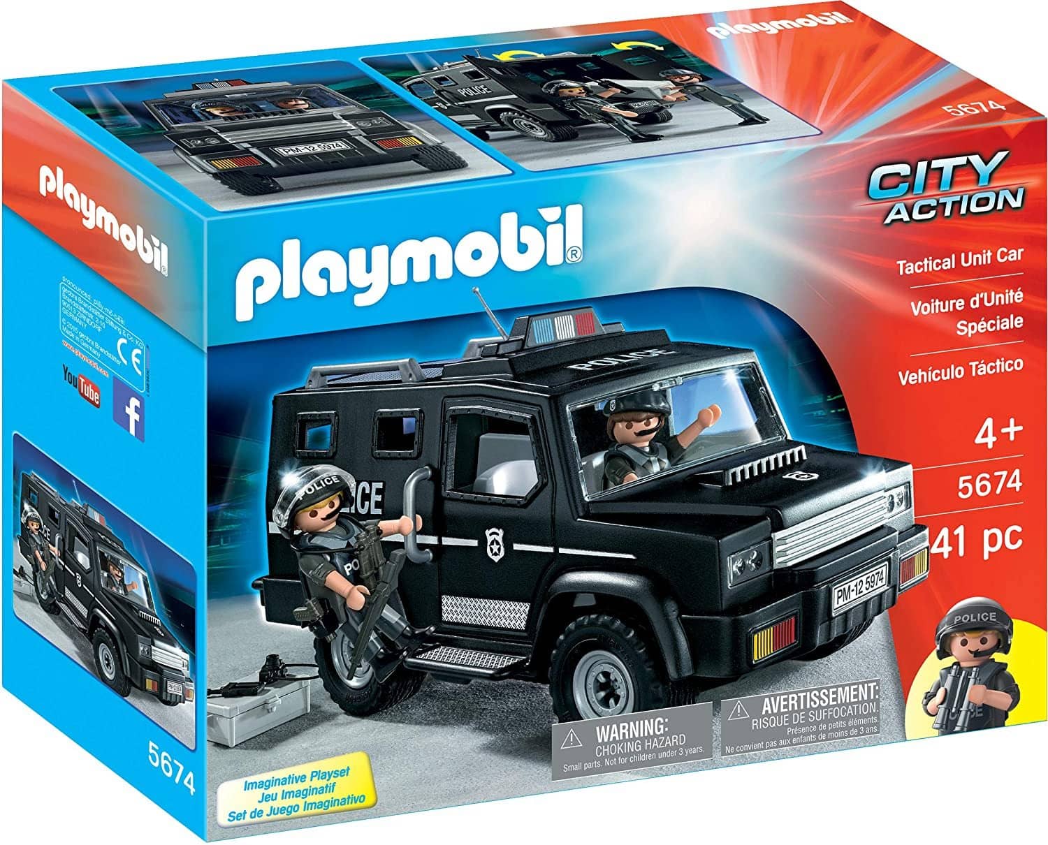 Playmobil Swat Truck Swat Playmobil Police Car And Boat Playmobil
