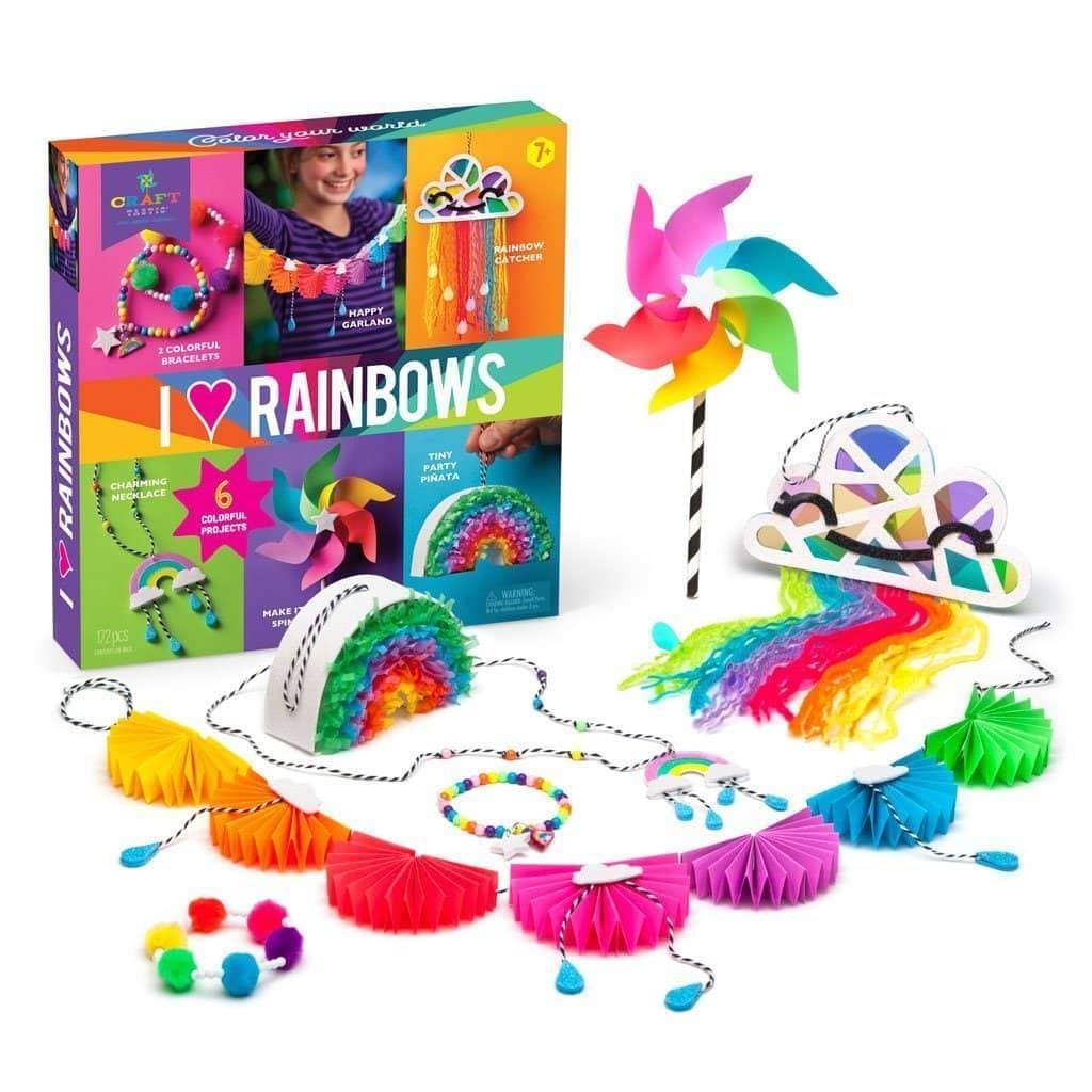 Pompon rainbow metal – Twirling Boutique