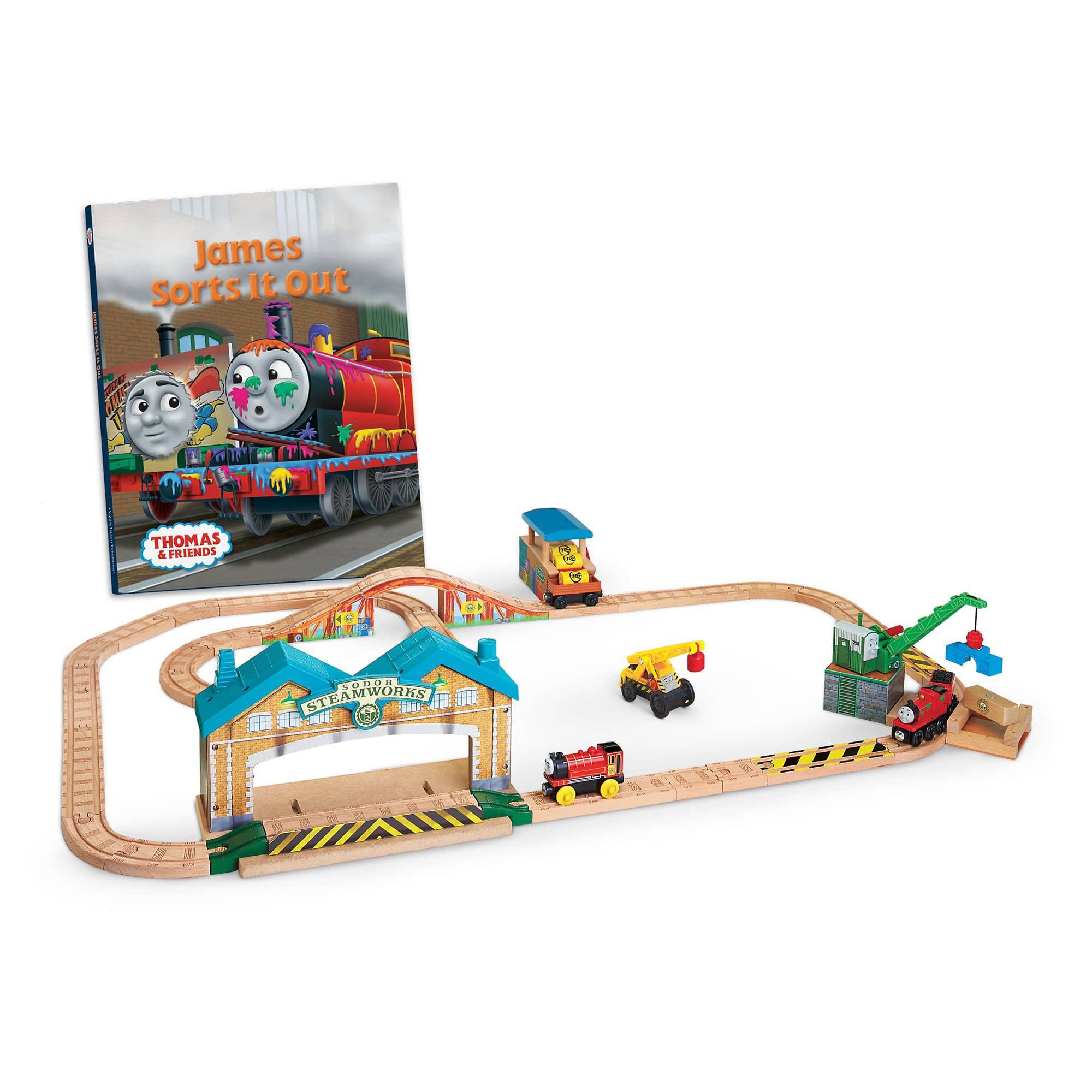 Thomas Friends Wooden Railway: James Sorts It Out Set – Kidding