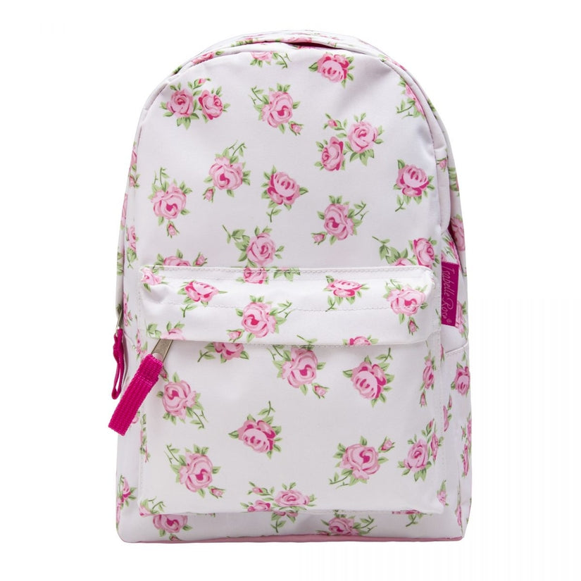 Floral Vintage Monogram Backpack – Just The Thing Shop