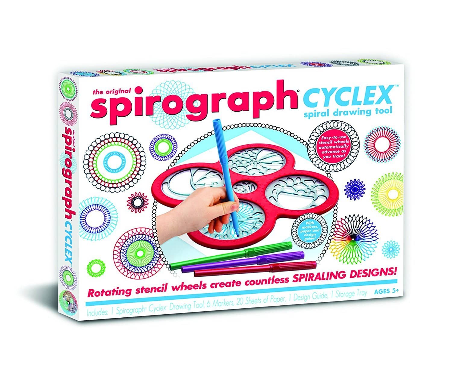 Spirograph Art Tool with Pens  Spirograph art, Spirograph, Spiral drawing