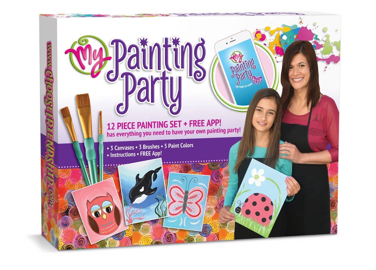 Choose Friendship My Painting Party, Kids Painting Kit, Group Painting Set