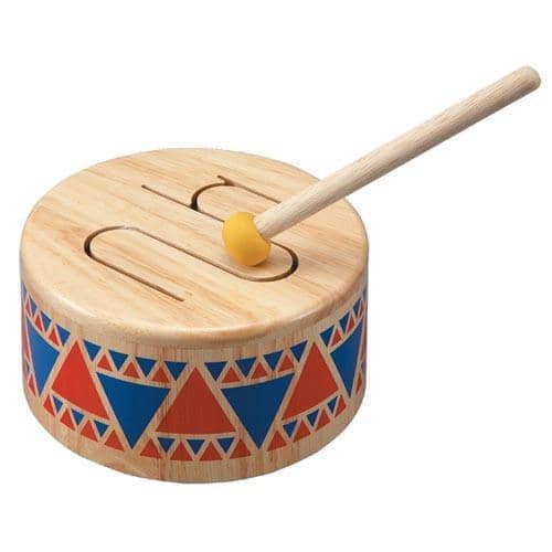Plan Toys Solid Wooden Drum