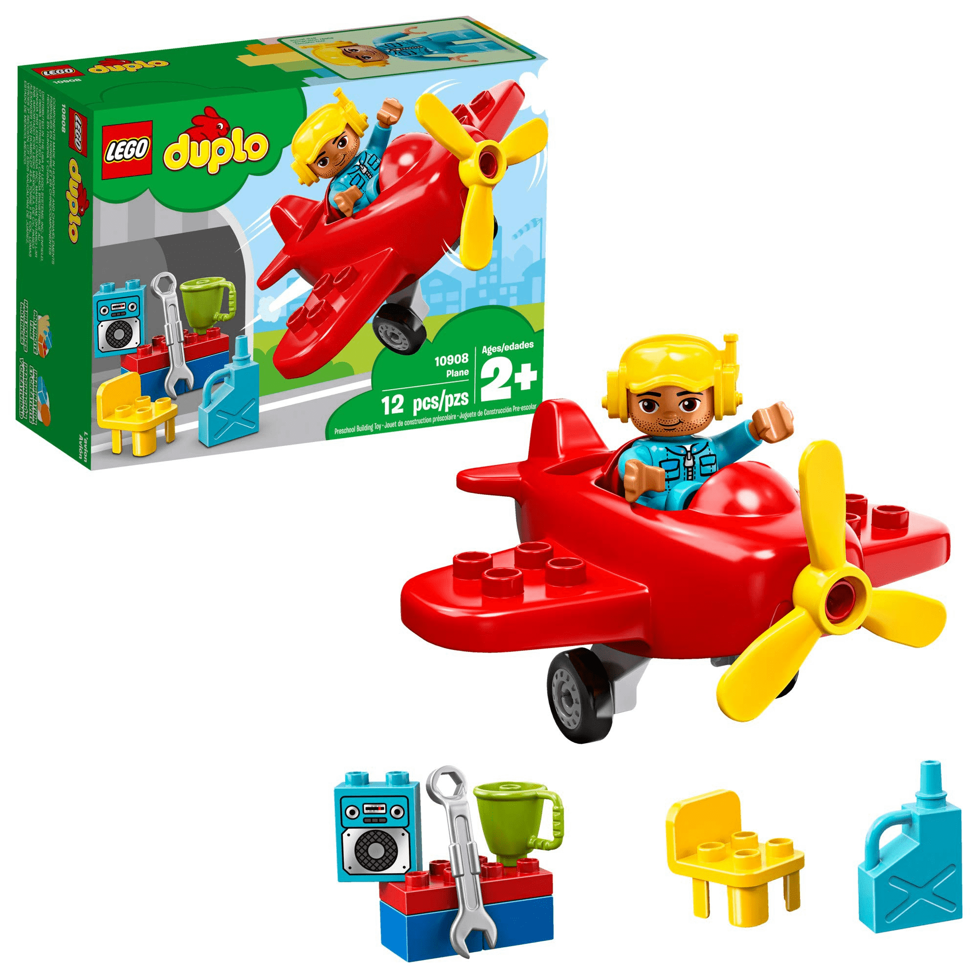 LEGO 10908 DUPLO Plane 12 Pieces Kidding Around NYC