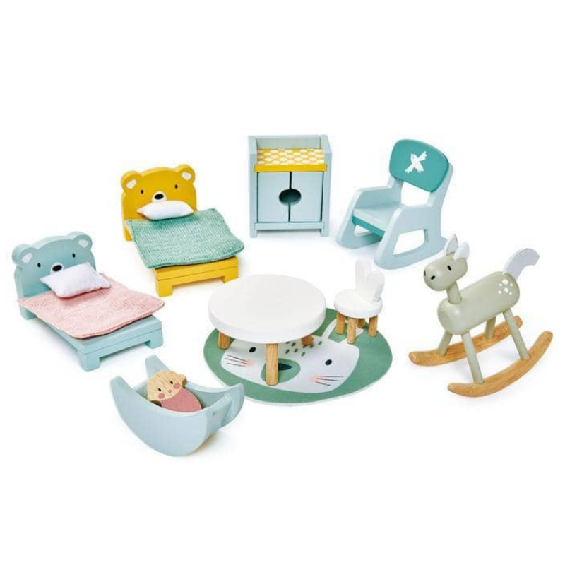 Dollhouse Kids Room Furniture by Tender Leaf Toys