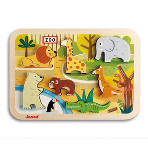 Janod Chunky Zoo Puzzle