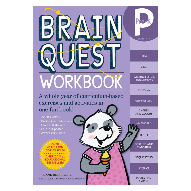 Brain Quest Pre-K Workbook