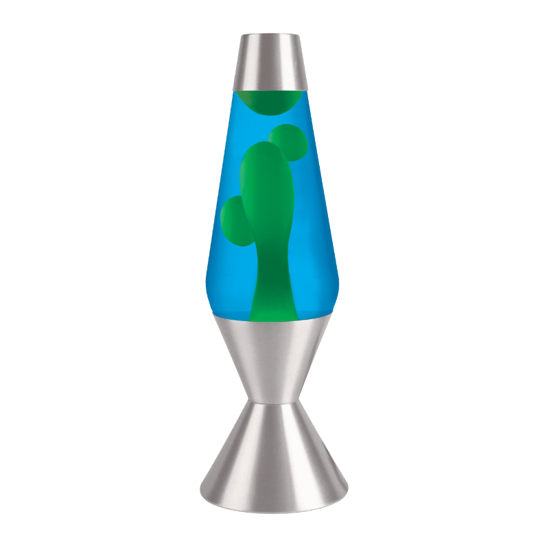 Lava Lamp with Blue and Green Lava