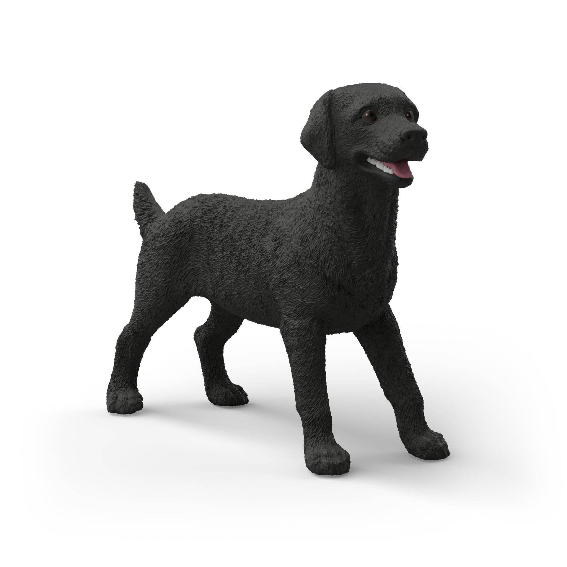 Black Labrador Retriever Female Animal Toy Figurine