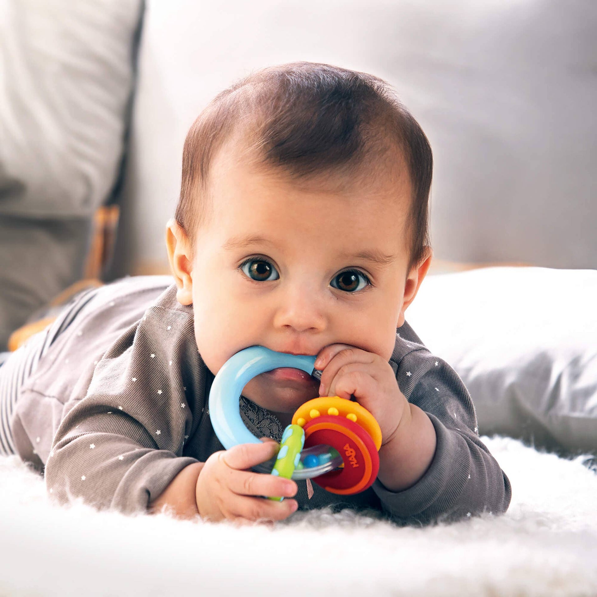 Color Burst Sensory Teething Toy