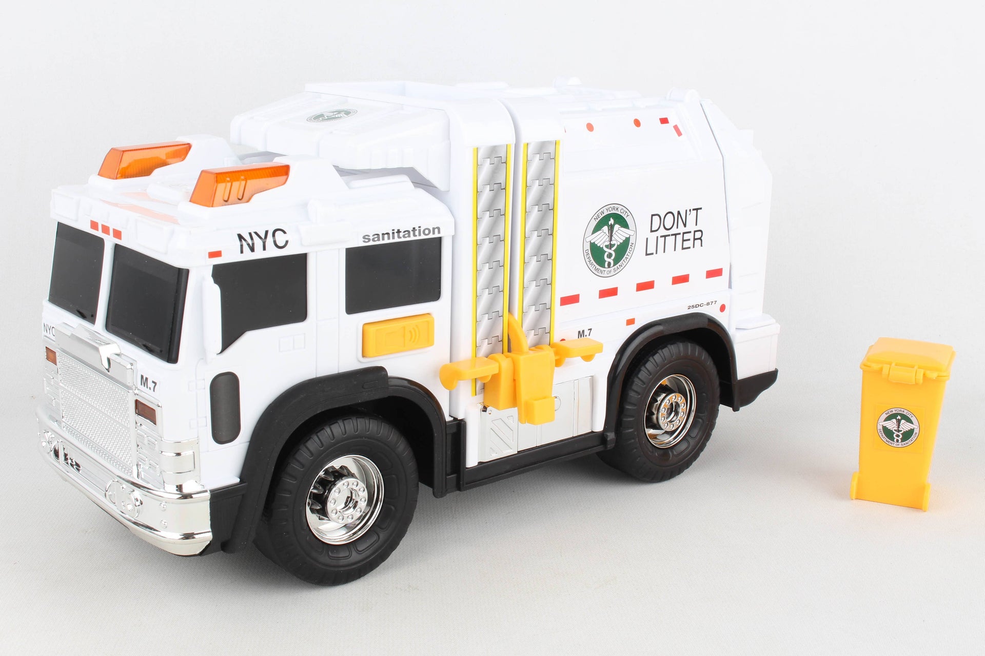 NYC Sanitation Garbage Truck with Lights & Sound by Daron