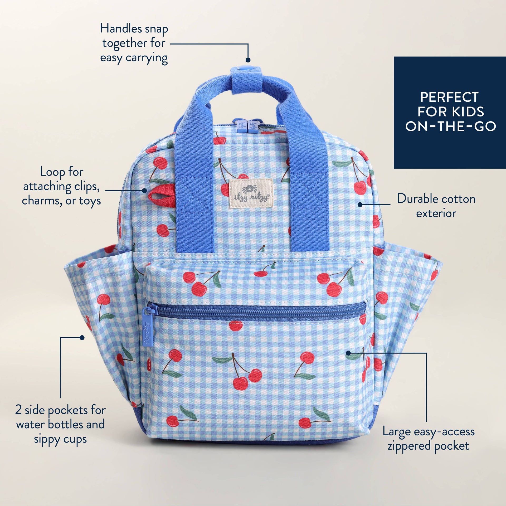 Itzy Bitzy Backpack Cherry On Top