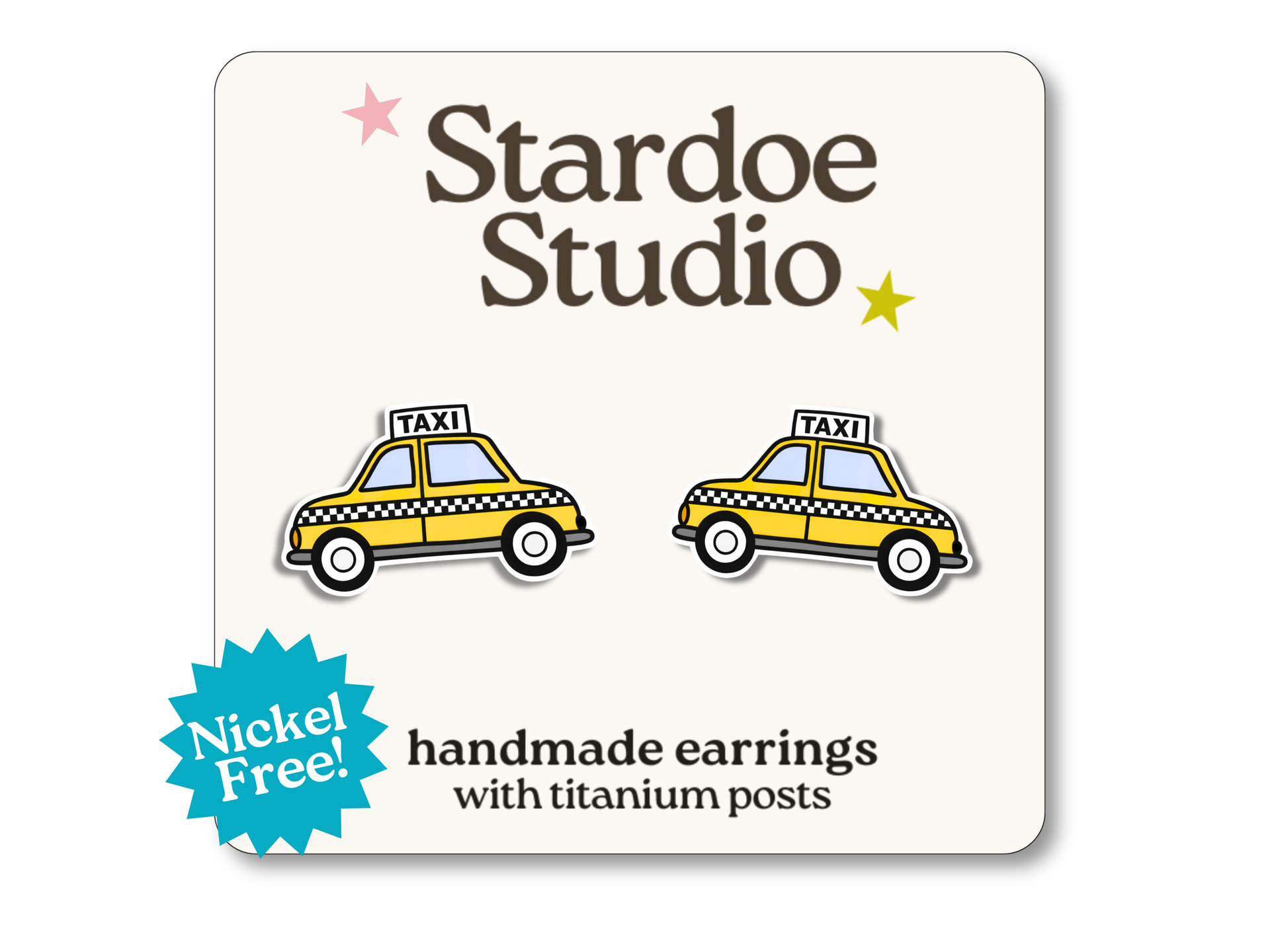 NYC Taxi Cab Earrings