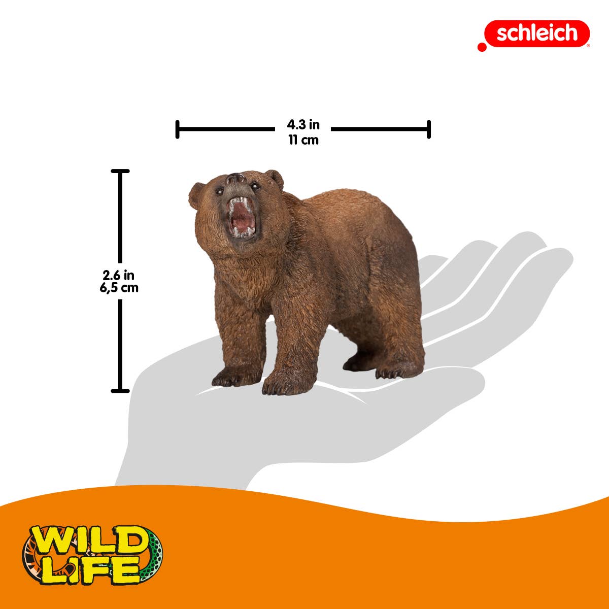 Grizzly Bear Forest Animal Toy