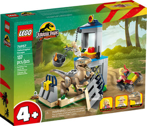 LEGO JURASSIC 76957 Velociraptor Escape 4+