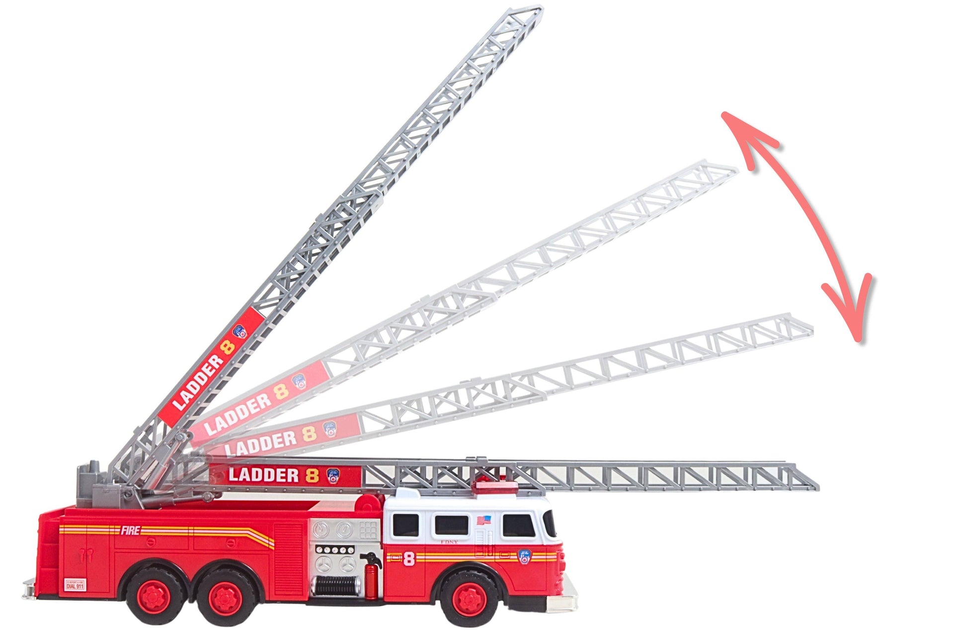 FDNY LADDER TRUCK W/LIGHTS & SOUND