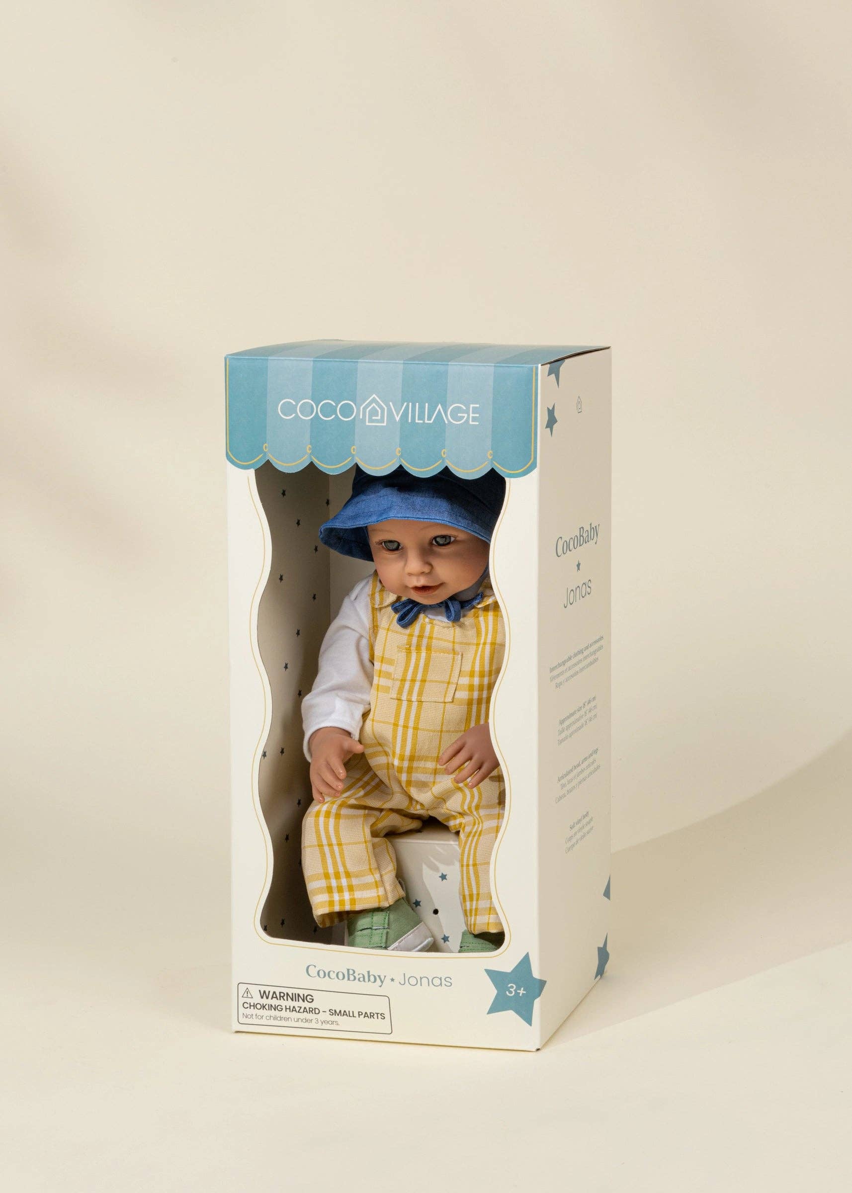 CocoBaby Jonas – 18" (46 cm) Baby Play Doll