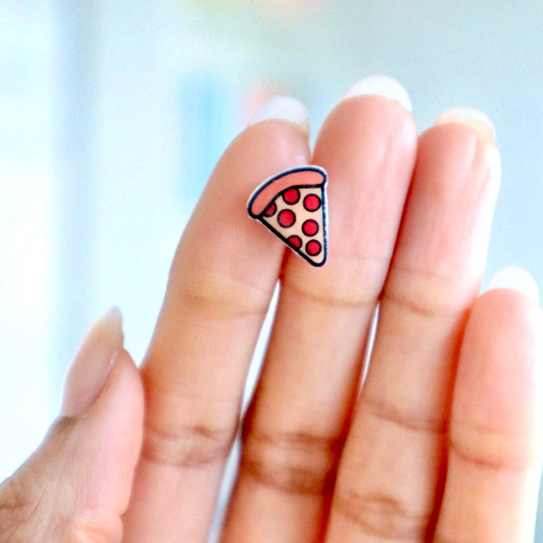 Pizza Earrings