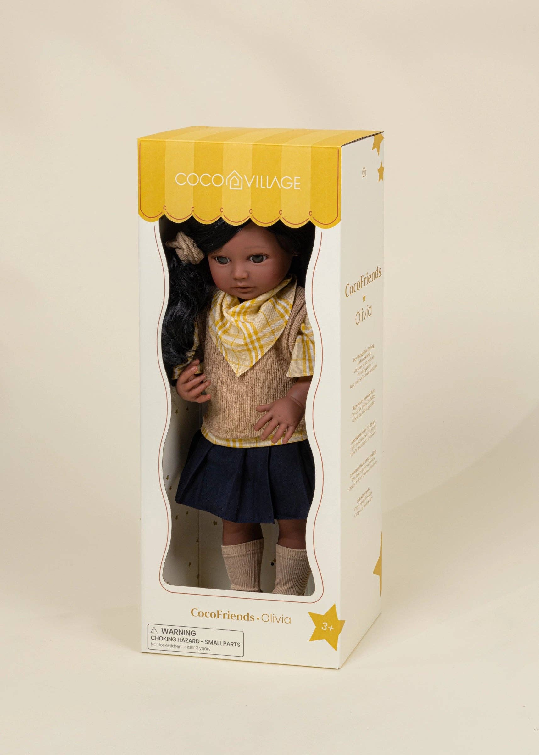 CocoFriends Olivia – 22" (56 cm) Kids Play Doll