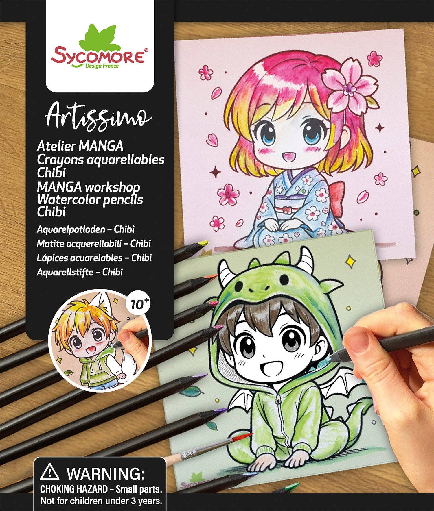 Artissimo -S Manga workshop watercolor pencils Chibi - 10y+