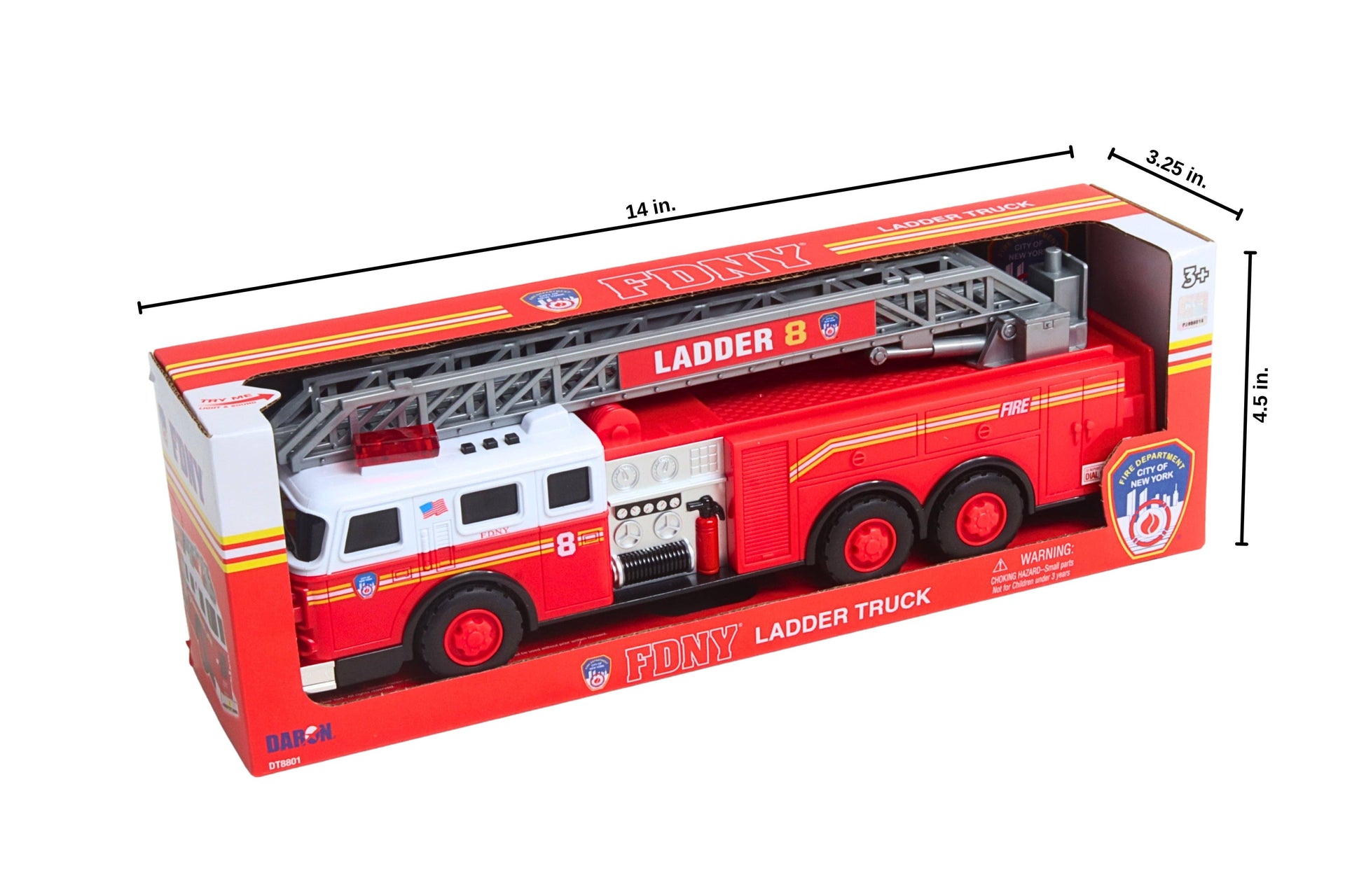 FDNY LADDER TRUCK W/LIGHTS & SOUND