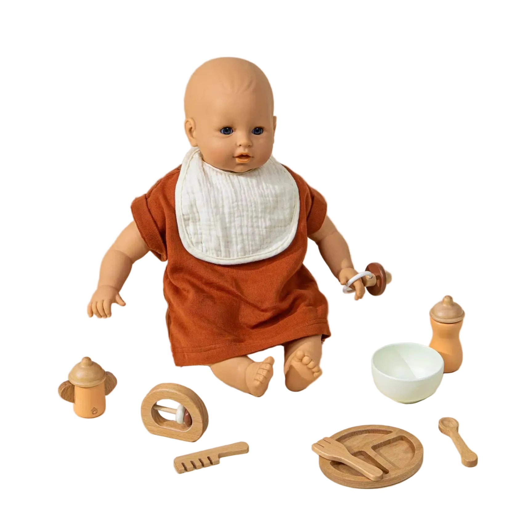 Doll Accessories Wooden Playset
