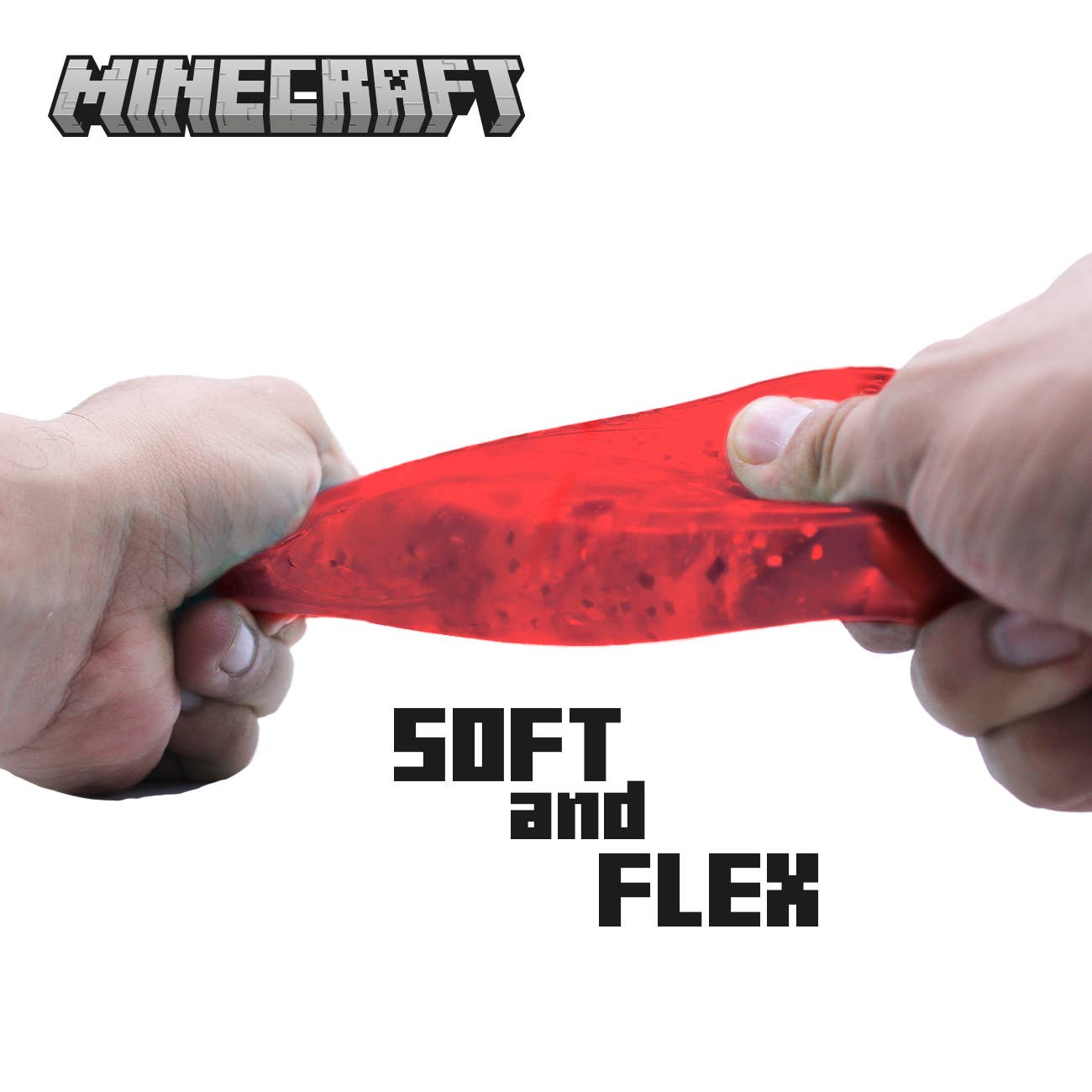 Minecraft Jelly Cube Squishy Toy Mystery Box in Display
