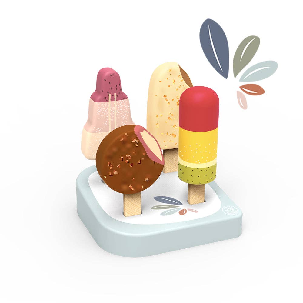 Ice Cream Bar Stand w/4 ice creams