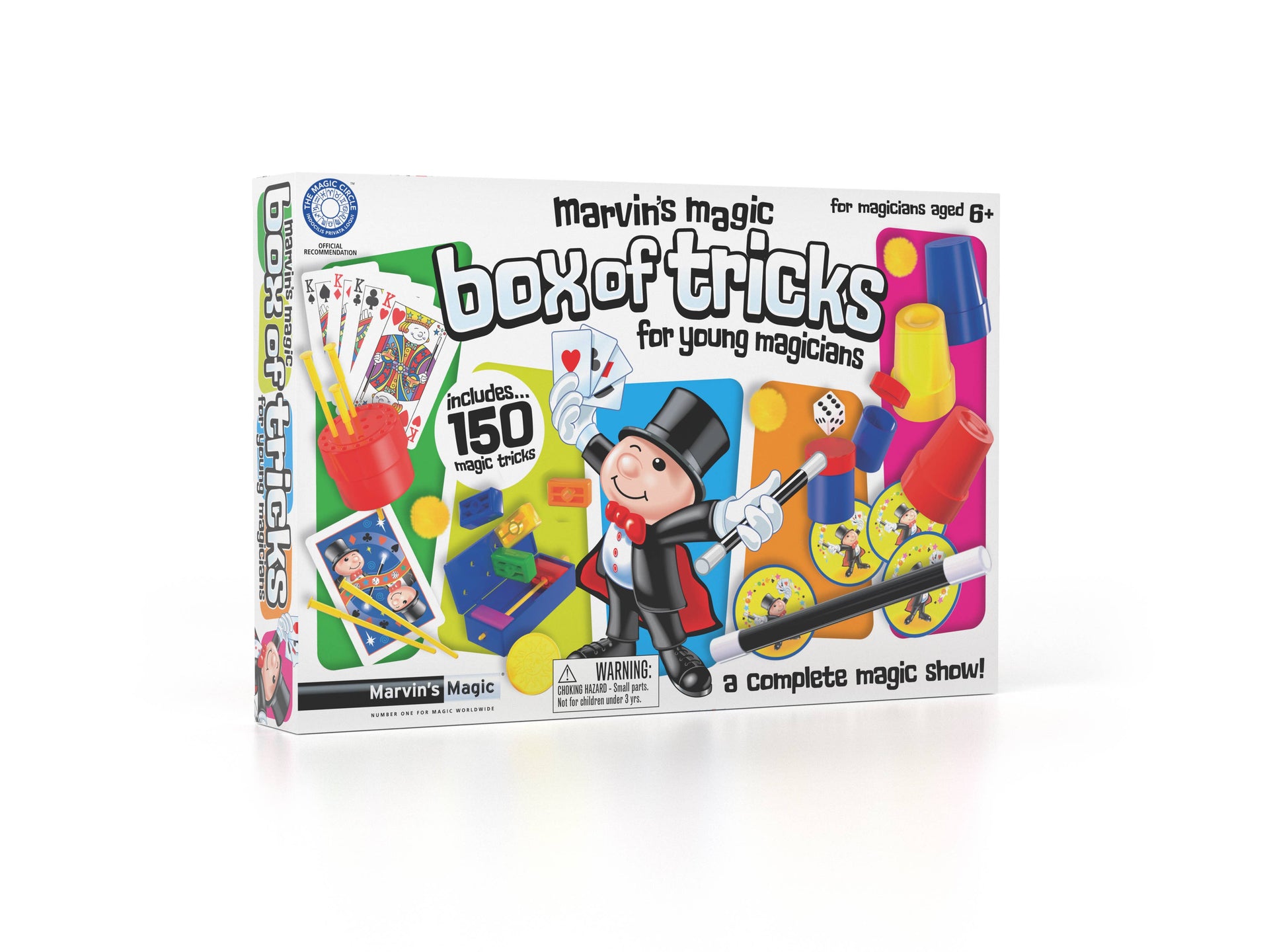 Magic Box of 150 Tricks – Cards & Illusions Kit