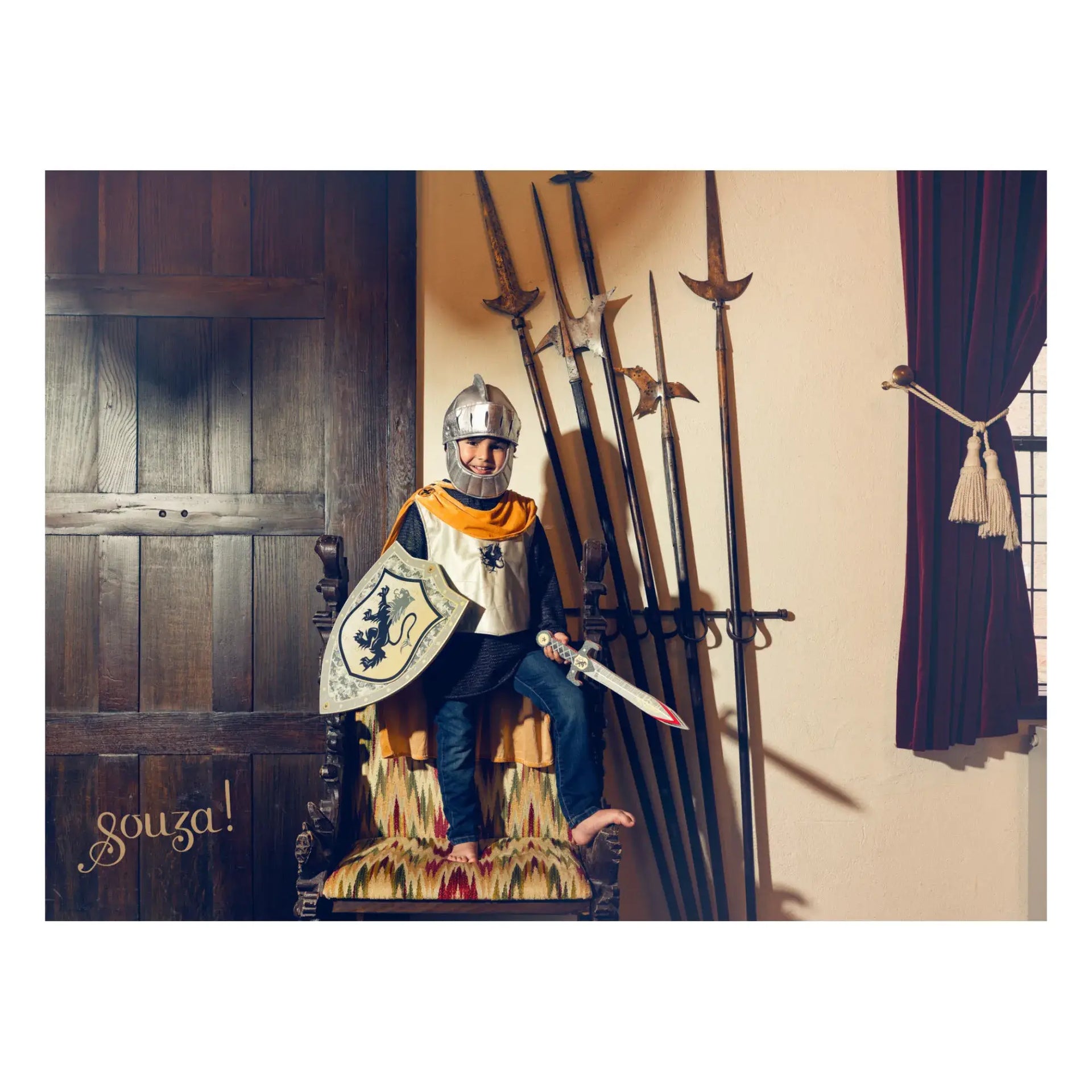Ramon Knight Costume for Kids - Carnival & Fest(sz 8-10 yrs)