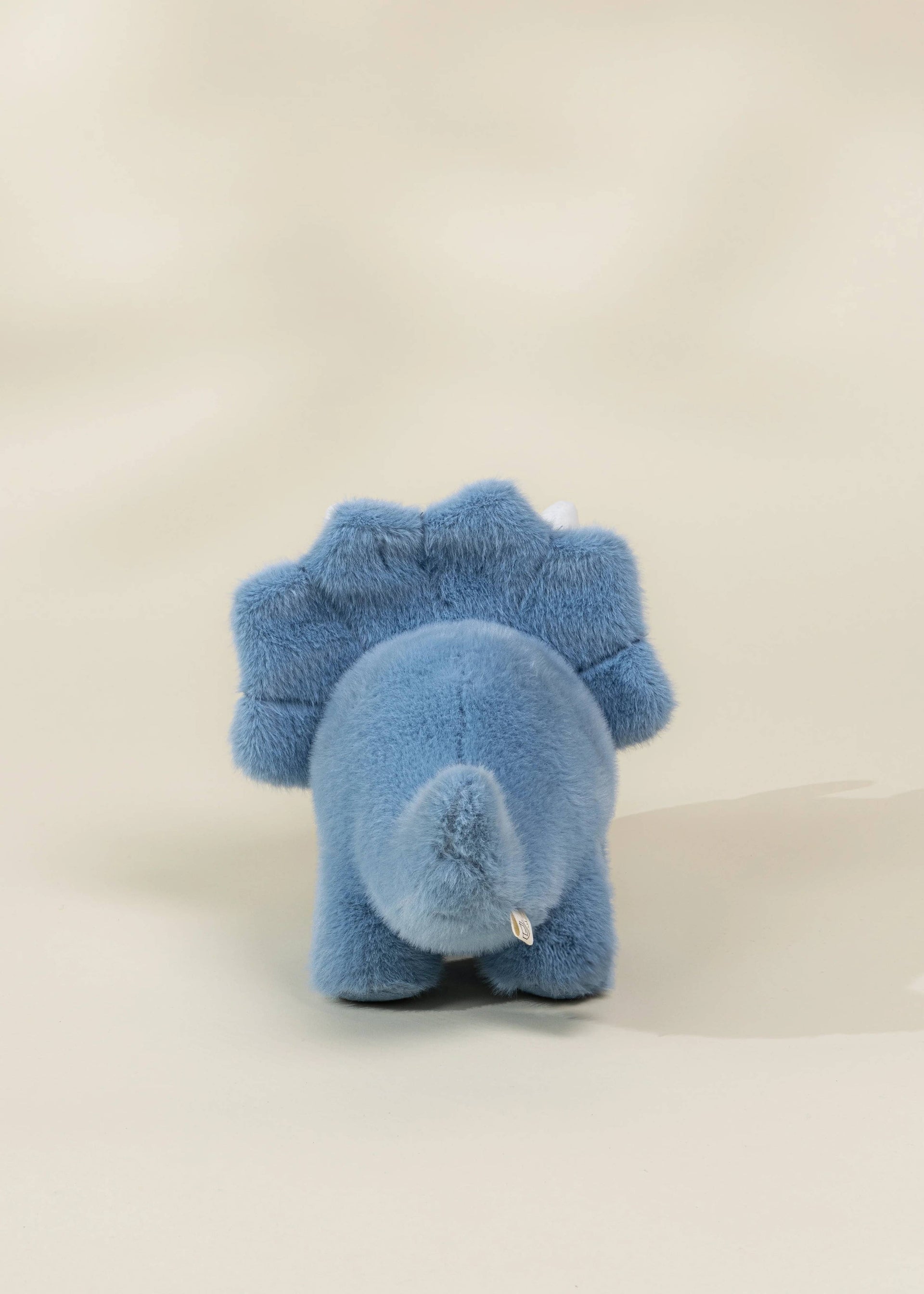 Dino Plush Toy - Blue Triceratop