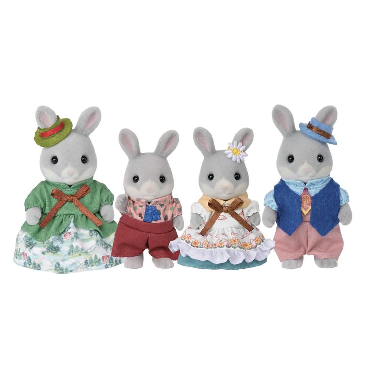 CALICO CRITTERS COTTONTAIL RABBIT FAMILY