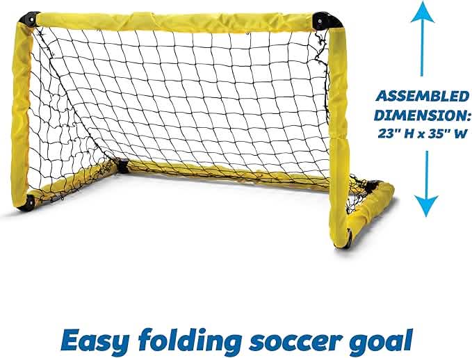 FOLD AND GO SOCCER GOAL SET