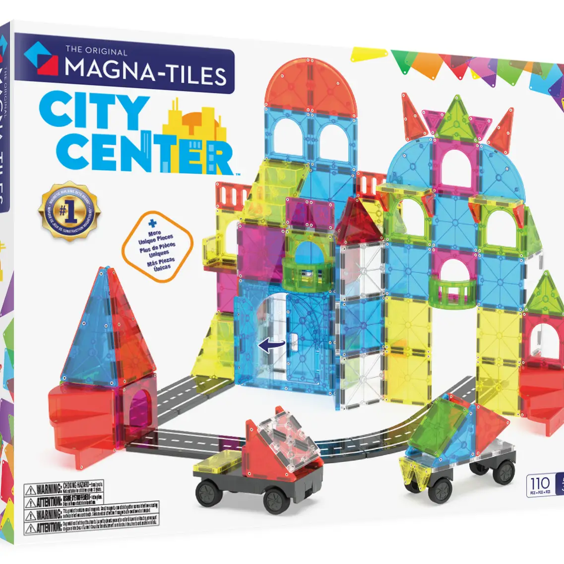 MAGNA-TILES CITY CENTER 110 PIECE SET