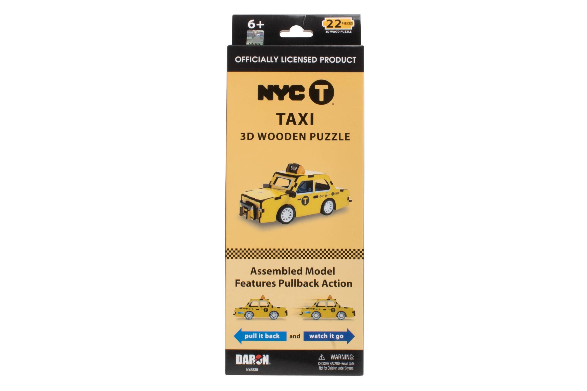 NYC TAXI 3D WOOD PUZZLE