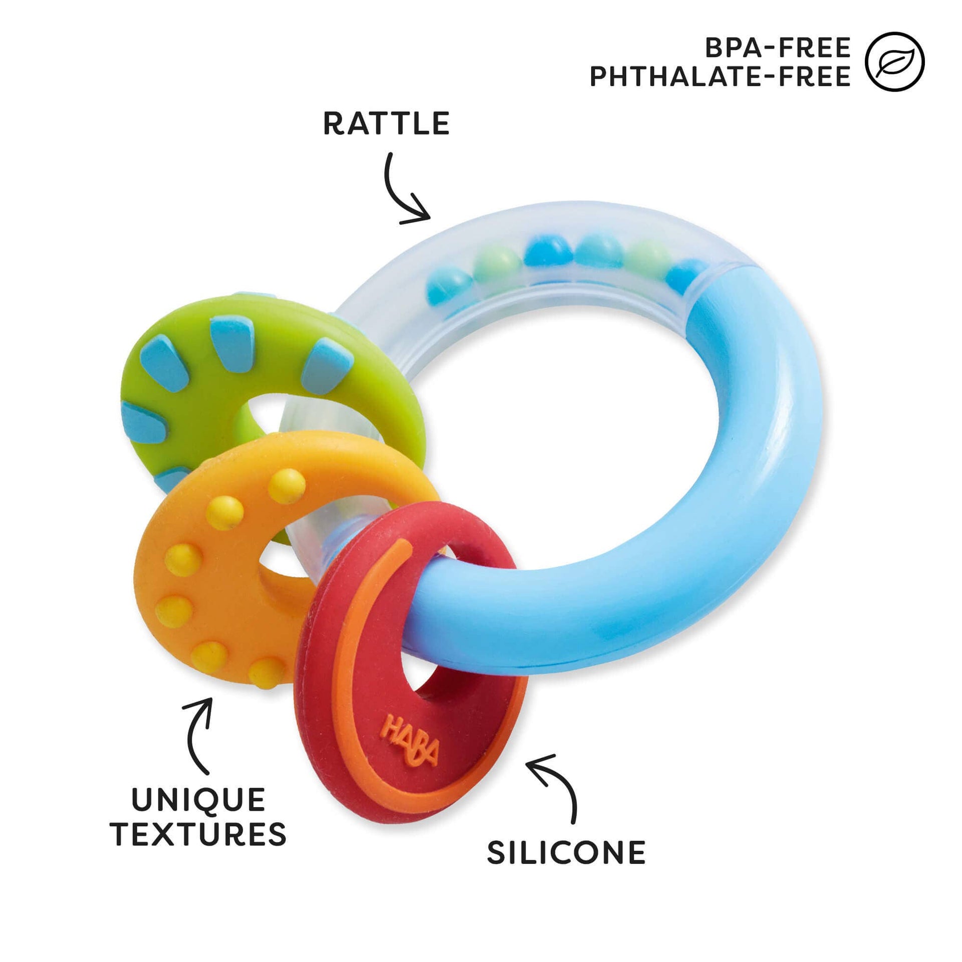 Color Burst Sensory Teething Toy