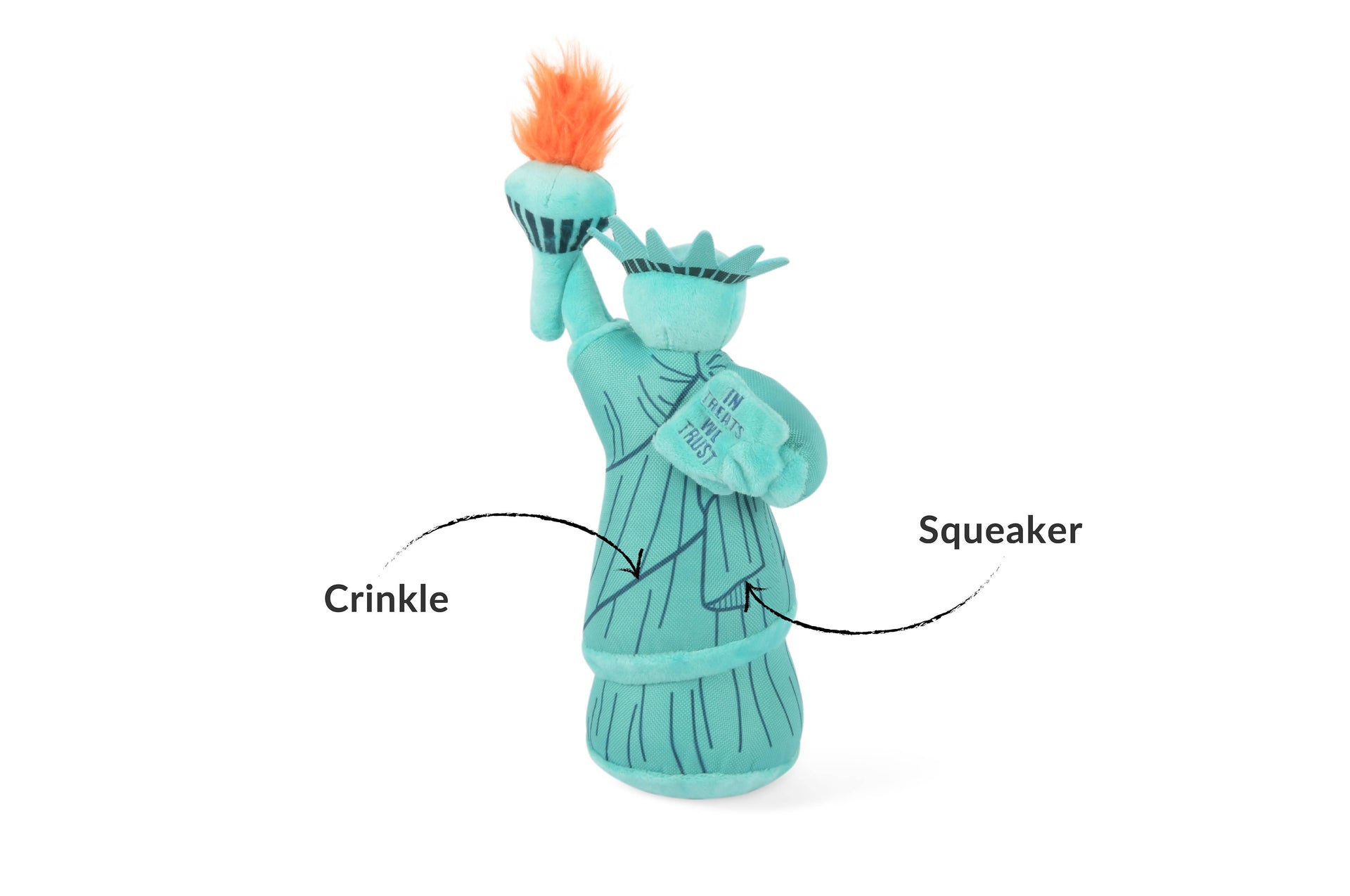 NYC DOG TOY LADY LIBERTY