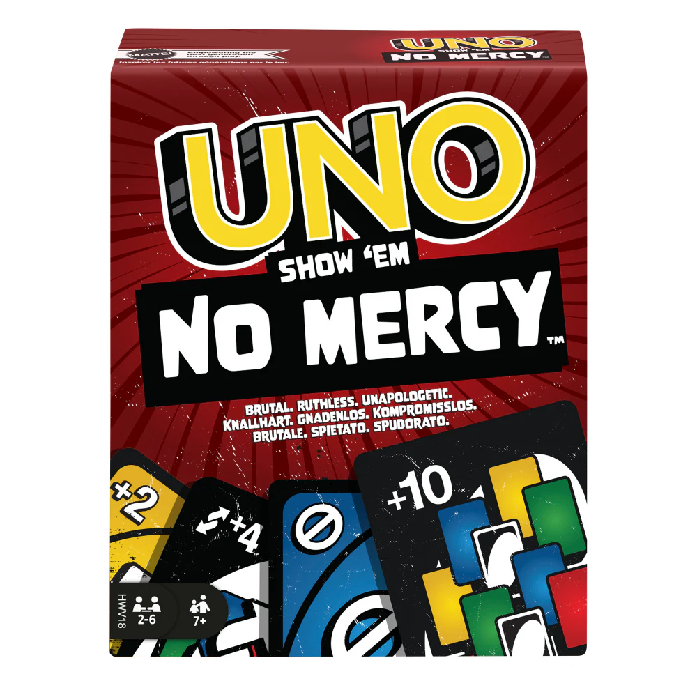 UNO SHOW 'EM NO MERCY CARD GAME