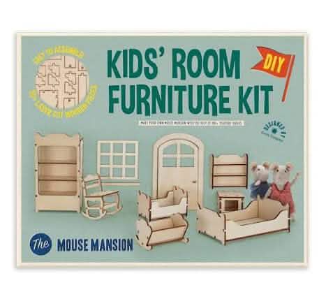 SAM & JULIA MOUSE HOUSE FURNITURE KIT KIDS ROOM