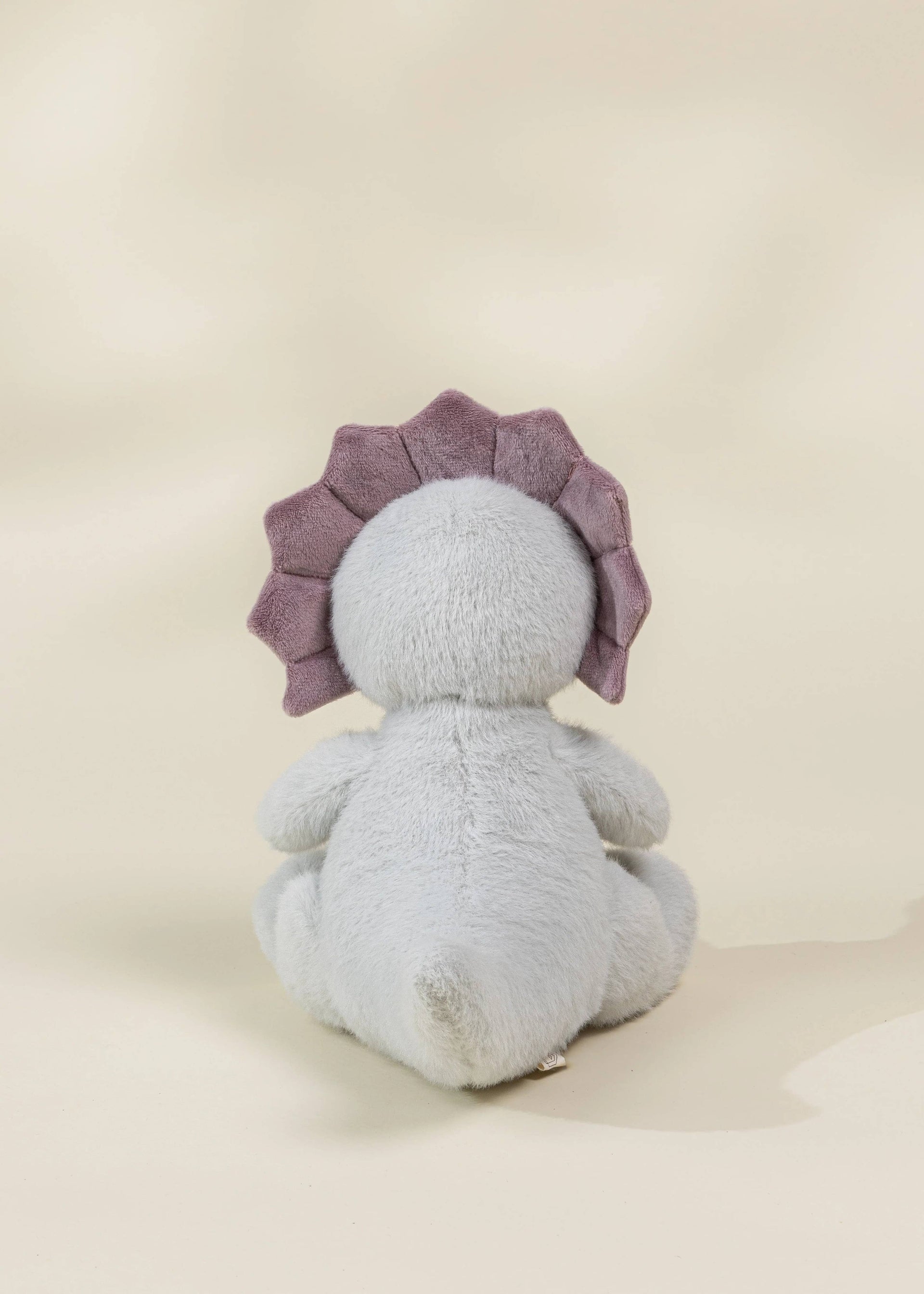 Dino Plush Toy - Grey Triceratop